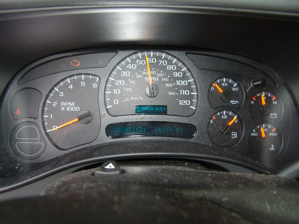 2004 Dodge Ram 2500 Odometer Light Not Working