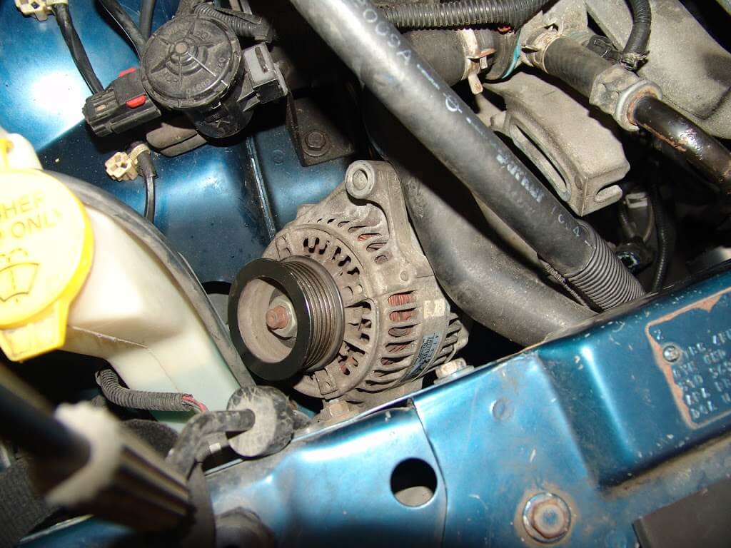 2000 Dodge Caravan, Changing The Alternator Brushes.