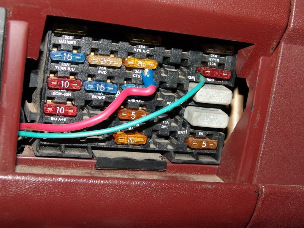 1990 Chevrolet K1500 Pickup, Multiple Electrical Problems ... 1992 chevy silverado radio wiring diagram 